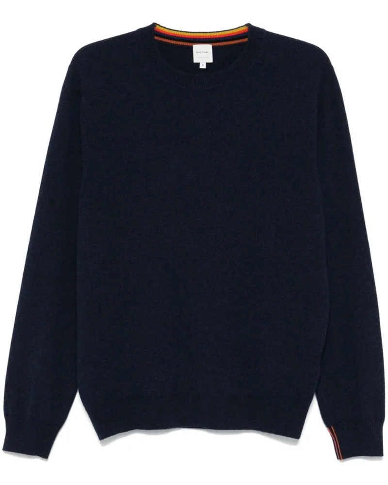 Paul Smith Kaschmirpullover mit rundem Ausschnitt Blau