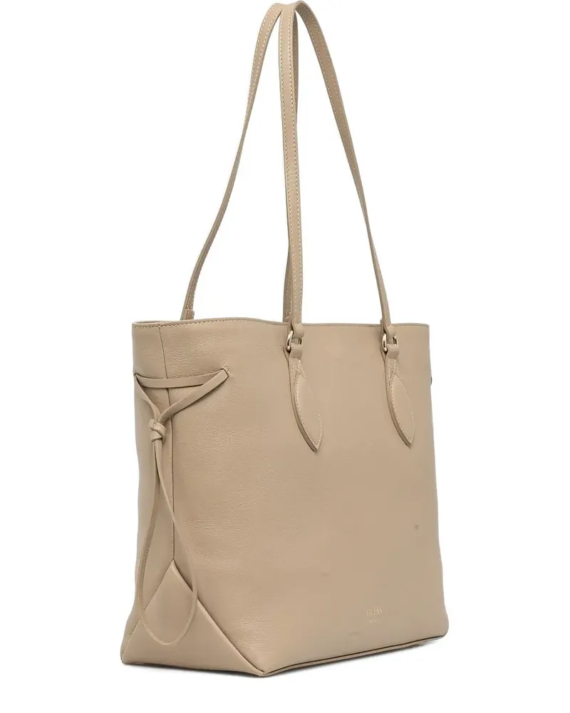 Guess Handtasche aus Leder - Nude Nude