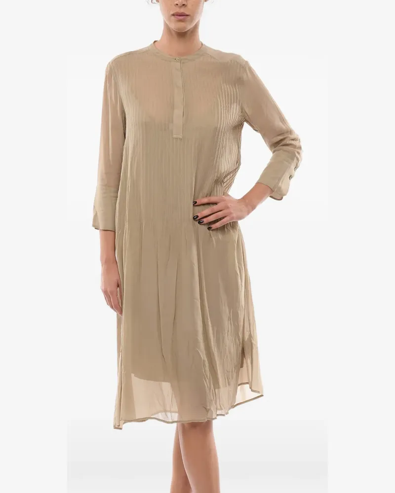 Samsøe & Samsøe Elm midi shirt dress - Nude Nude