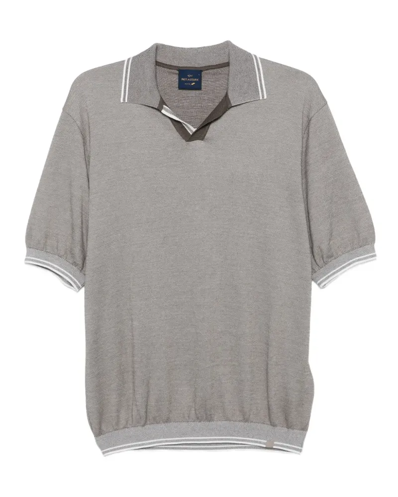 Paul & Shark T-Shirt mit Streifendetail - Nude Nude