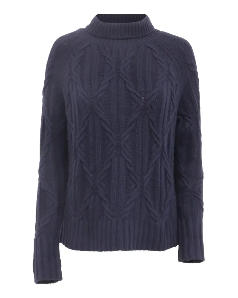 Nili Lotan cable-knit roll-neck sweater - Blau Blau