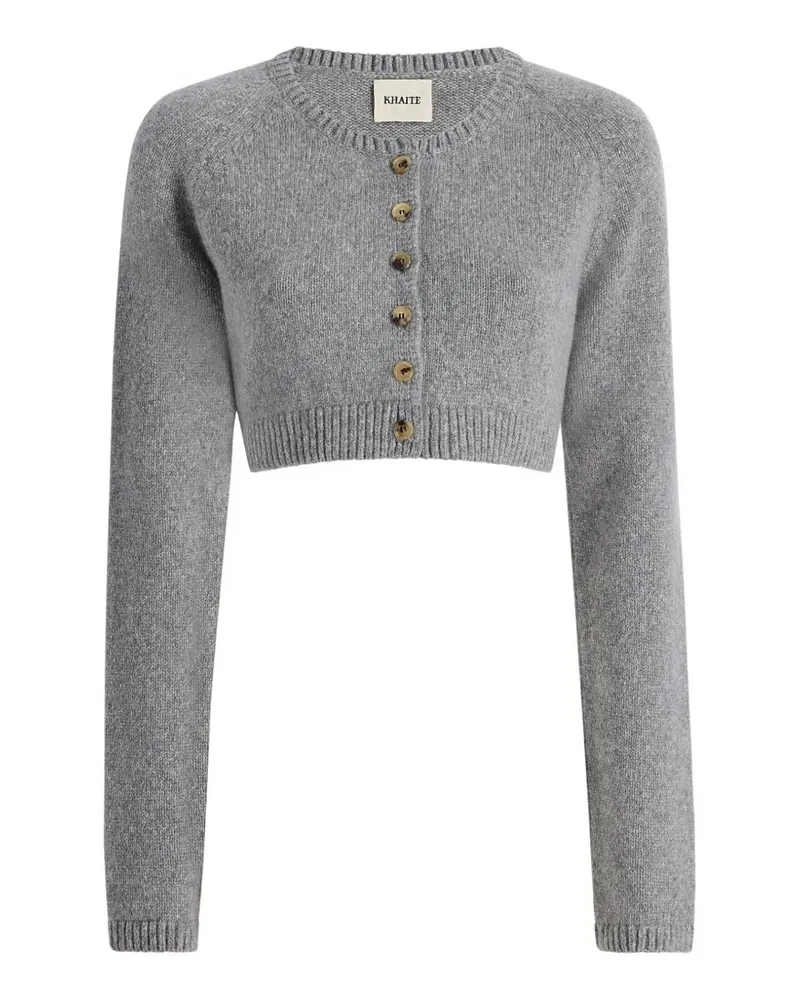 KHAITE Langärmeliger Cardigan - Grau Grau