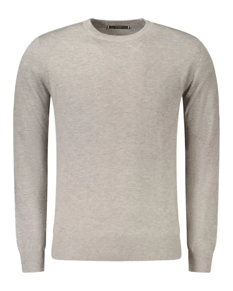 Guess Pullover in Rautenstrick - Grau Grau
