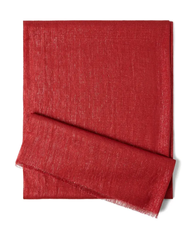 Brunello Cucinelli sparkling scarf - Rot Rot