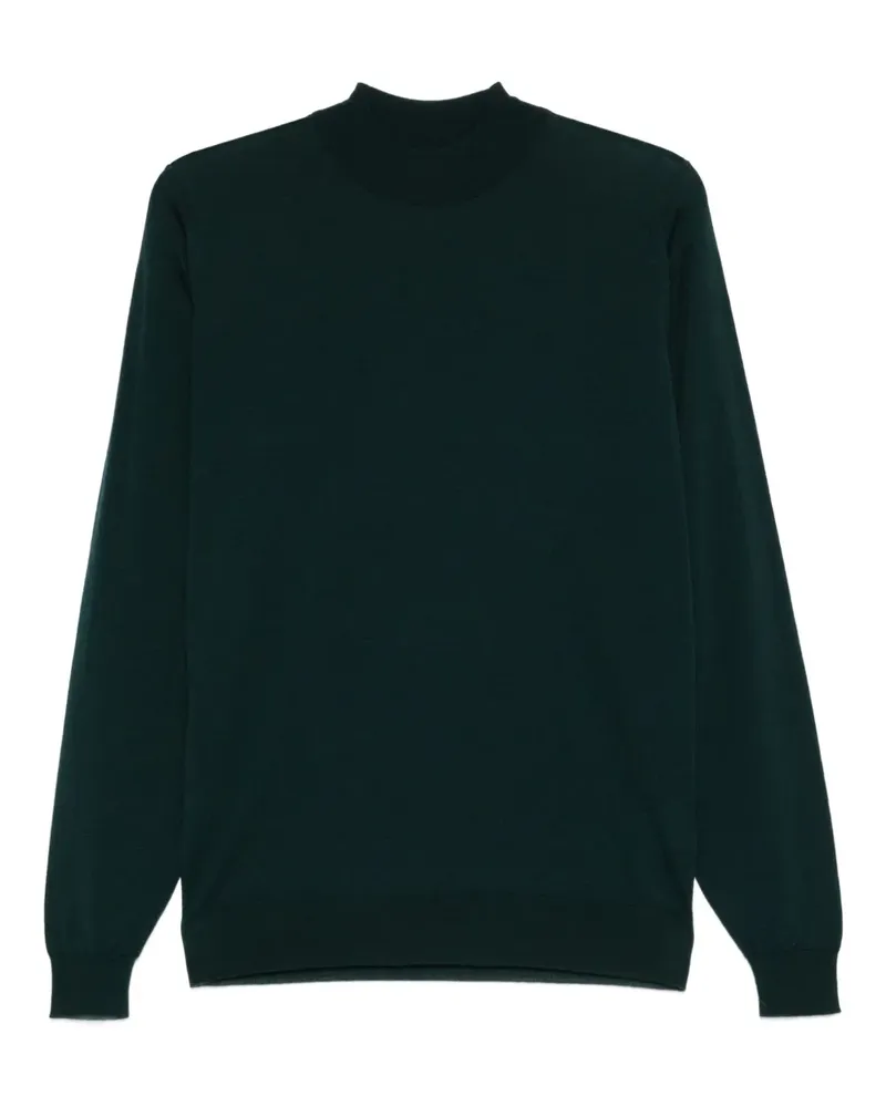 John Smedley Pullover aus Merinowollgemisch - Grün Grün