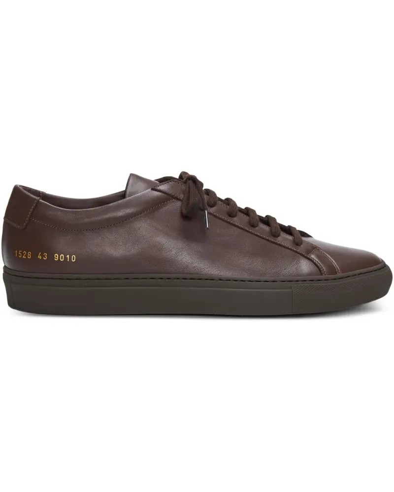 Common Projects Sneakers mit Ledereinsätzen - Braun Braun