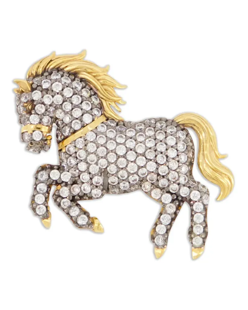 Begüm Khan My Little Pony crystal-embellishment left ear earrings - Gold Gold
