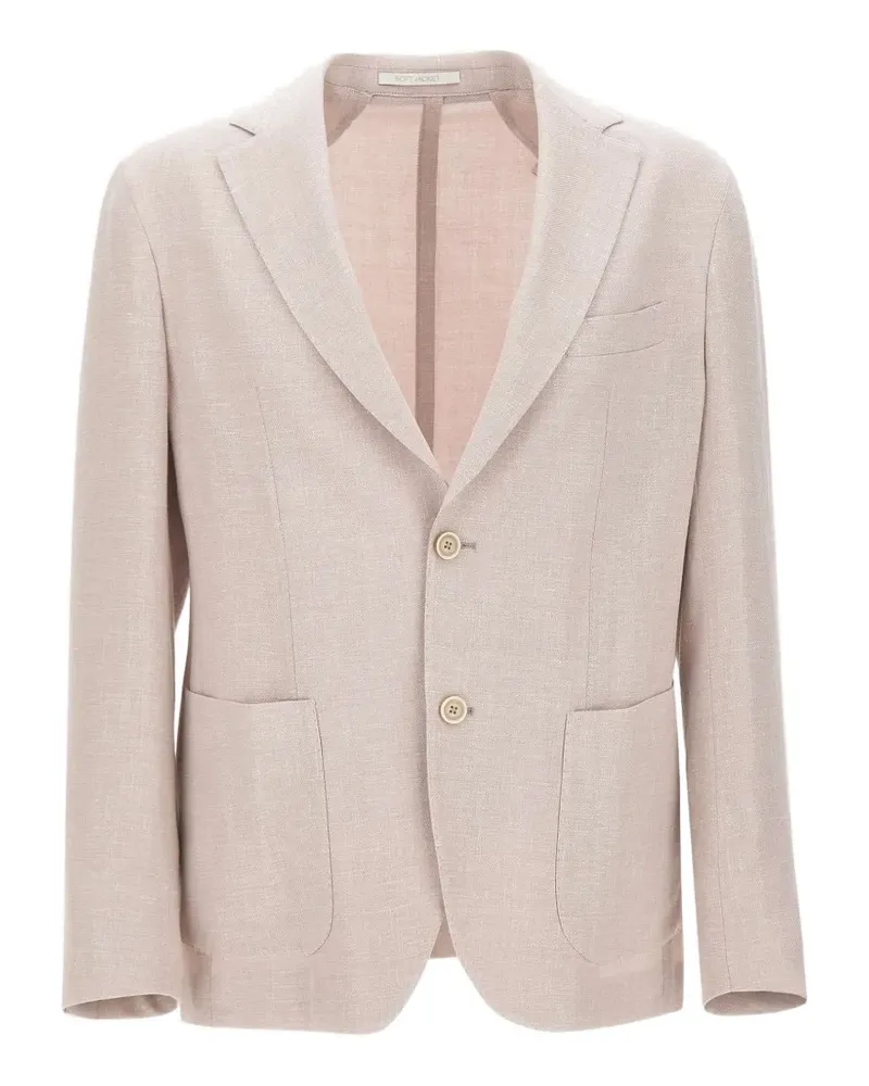 Eleventy single-breasted blazer - Nude Nude