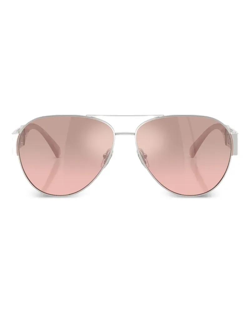 Versace pilot-frame sunglasses - Silber Silber