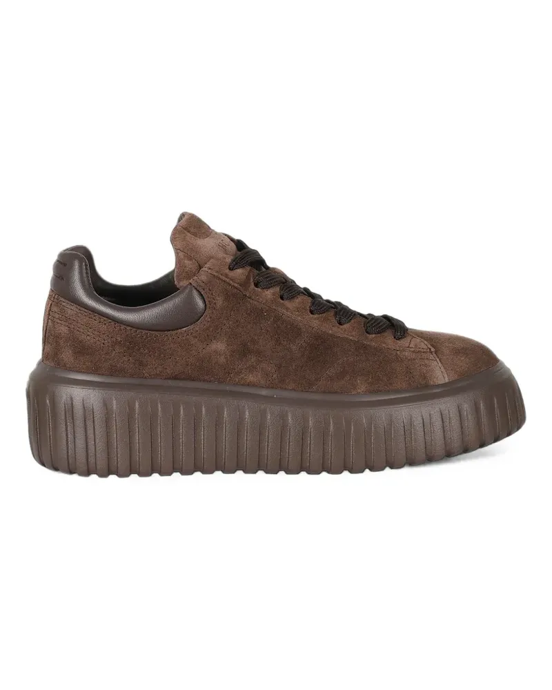 Hogan H-Stripes Sneakers - Braun Braun