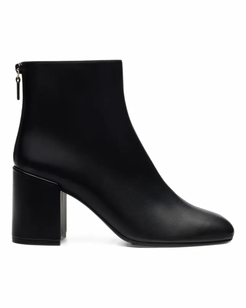 Stuart Weitzman Bacari block-heel leather ankle boots - Schwarz Schwarz