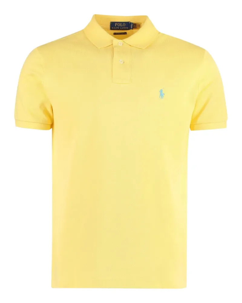 Ralph Lauren Poloshirt aus Piqué - Gelb Gelb