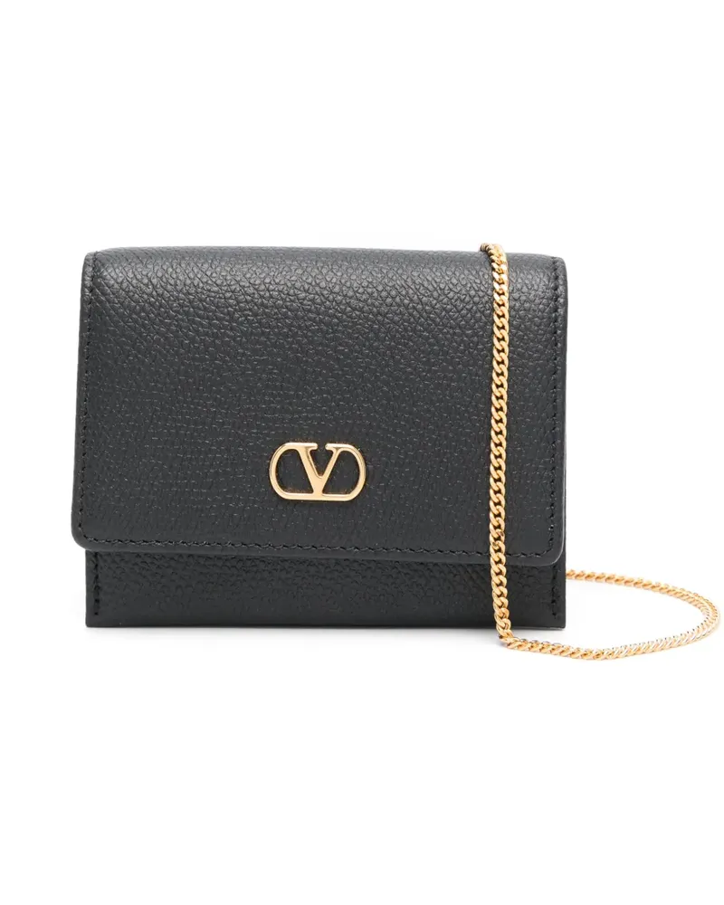Valentino Garavani Kartenetui mit VLogo - Schwarz Schwarz