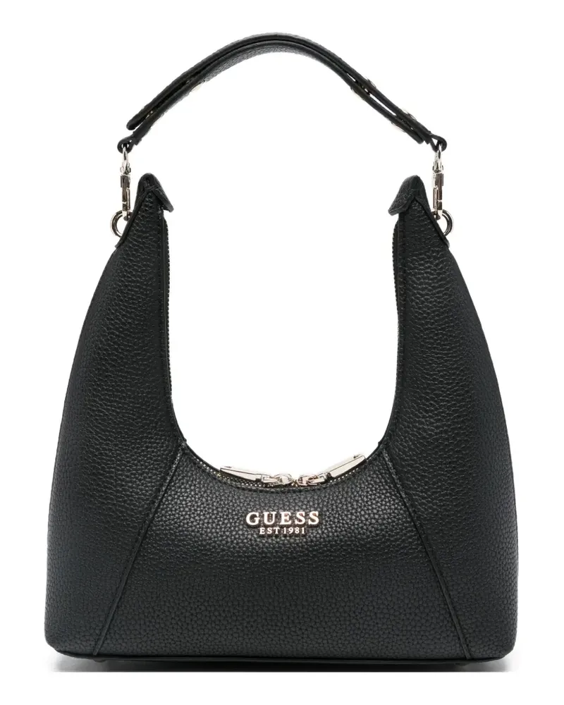 Guess Tote Bag mit Reißverschluss - Schwarz Schwarz