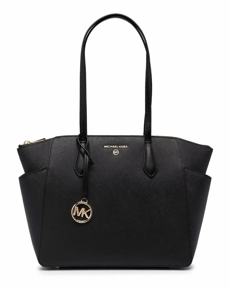 Michael Kors Schultertasche mit doppeltem Henkel - Schwarz Schwarz