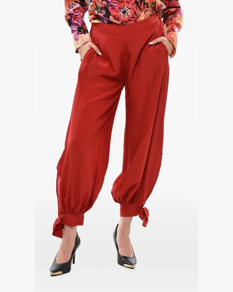 Stella McCartney Sophia chiffon balloon pants - Rot Rot