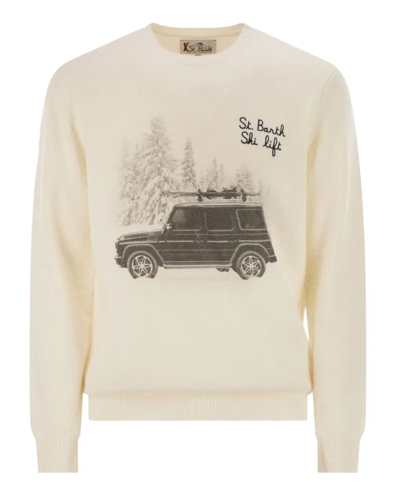 MC2 Saint Barth Bestickter Heron Pullover - Nude Nude