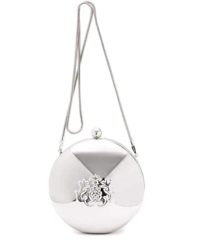 ISLA Maxi Esfera Clutch - Silber Silber