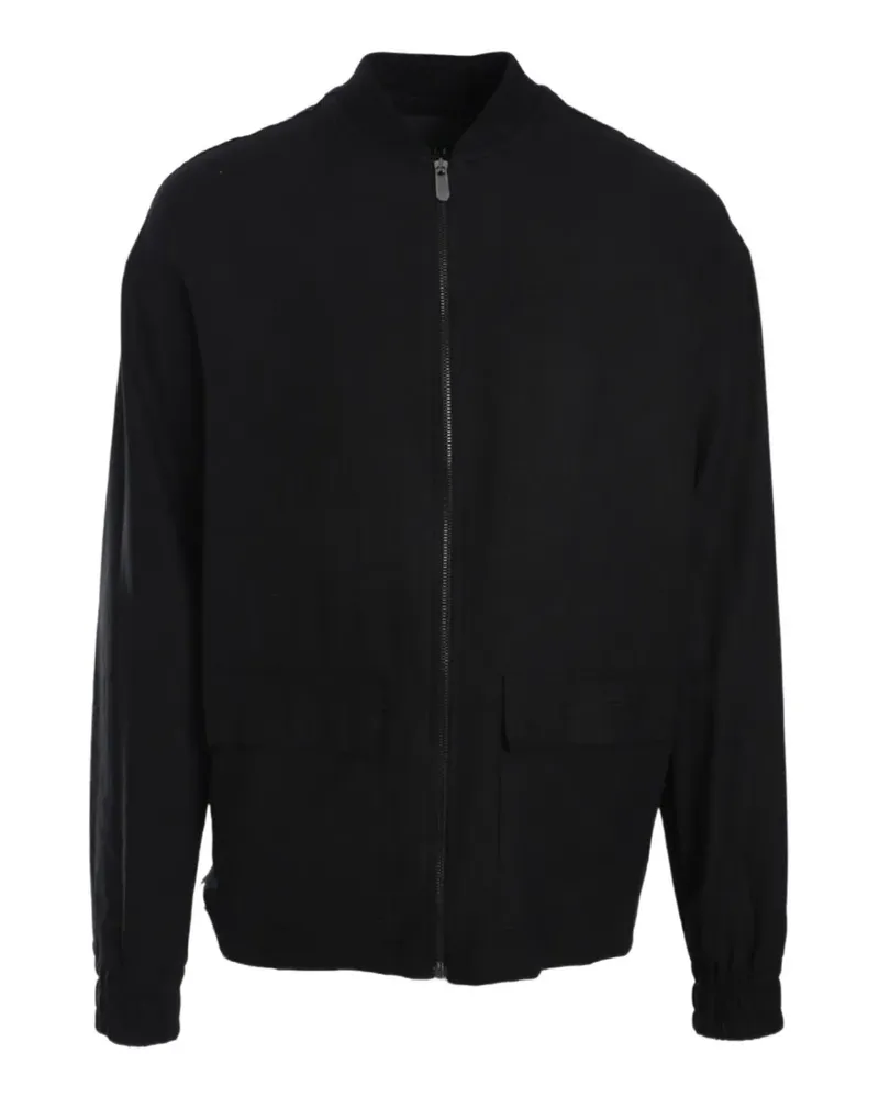 Gaëlle Bonheur Bomberjacke mit Riemendetail - Schwarz Schwarz