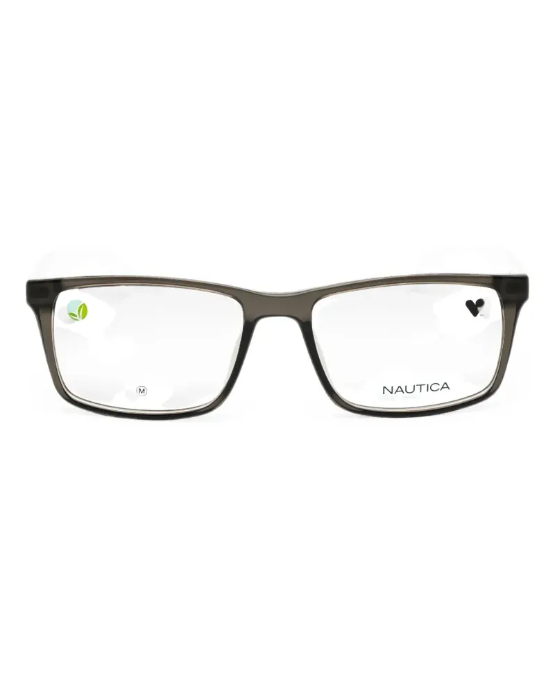 Nautica rectangle-frame glasses - Grau Grau