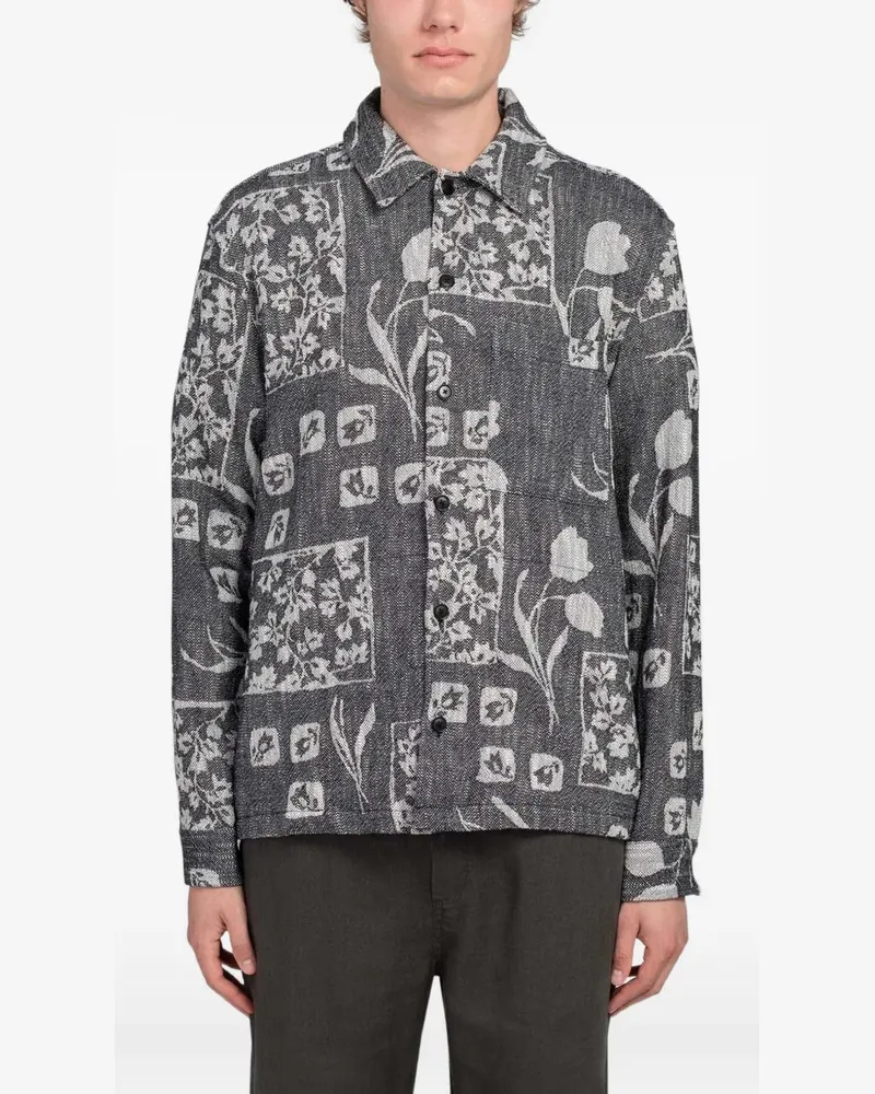 Samsøe & Samsøe Sacastor X O overshirt - Grau Grau