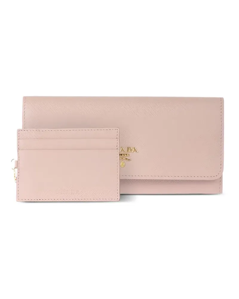 Prada Großes Saffiano-Portemonnaie - Rosa Rosa