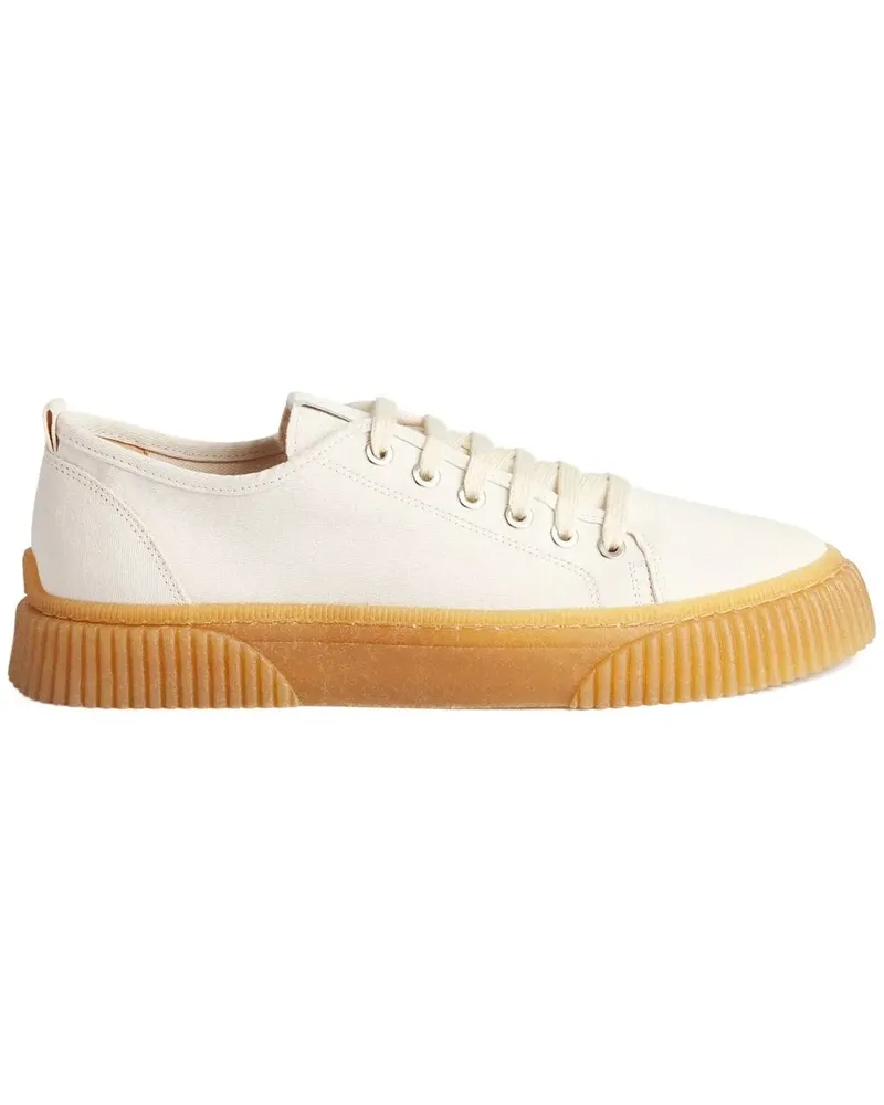 AMI Paris Sneakers mit Schnürung - Weiß Weiß