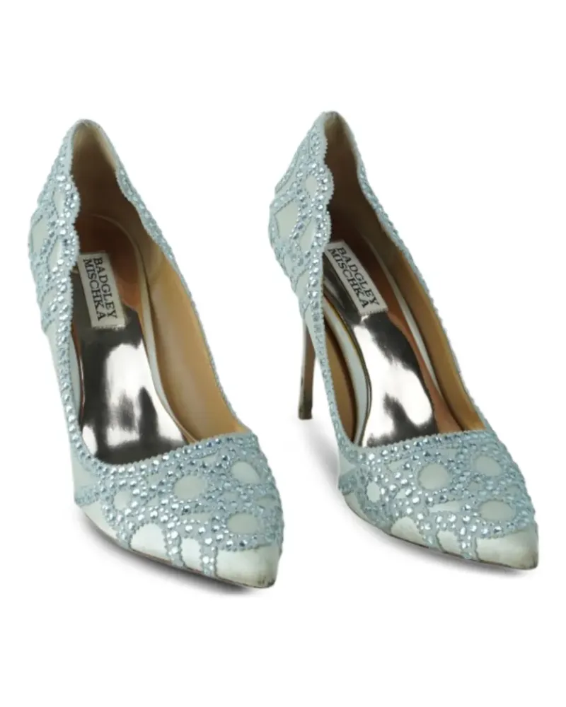 Badgley Mischka Pumps mit spitzer Kappe 110mm - Nude Nude