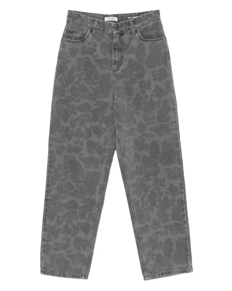 Carhartt WIP Gerade Jeans mit Camouflage-Print - Grau Grau