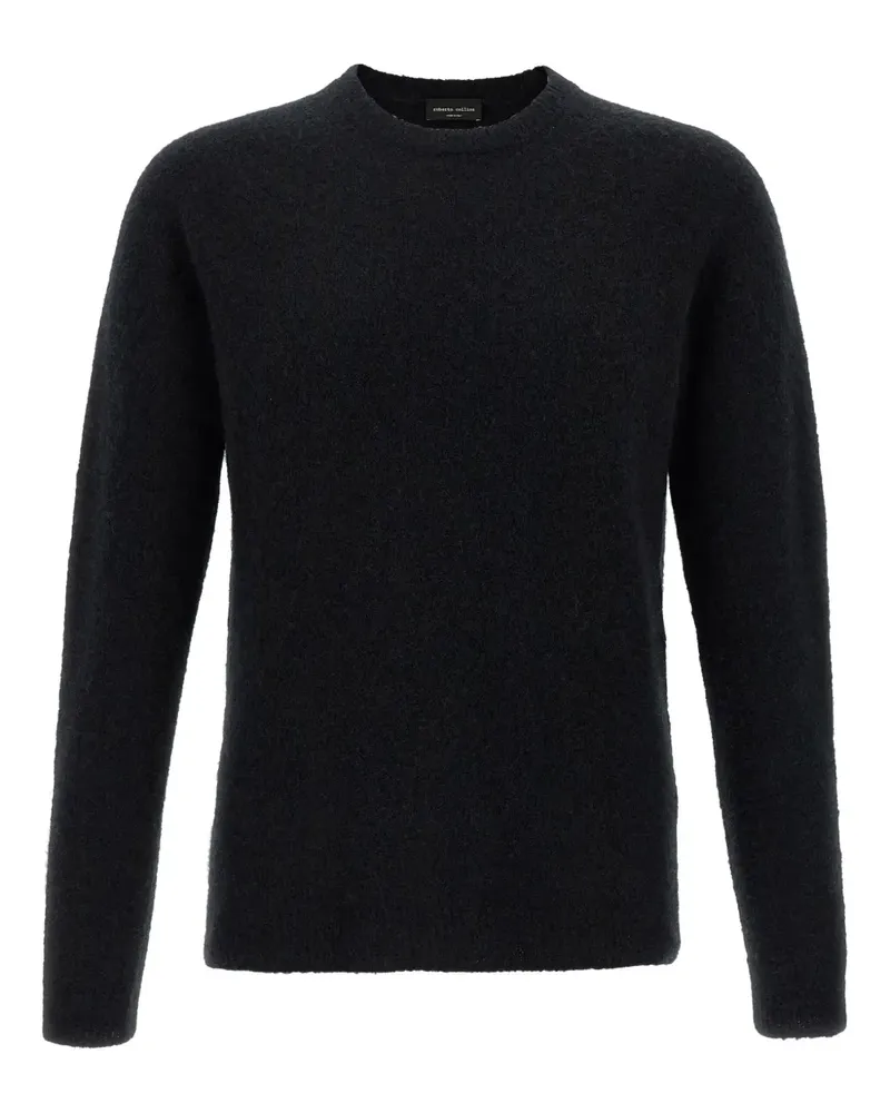 Roberto Collina Kaschmirpullover mit Rundhalsausschnitt - Schwarz Schwarz