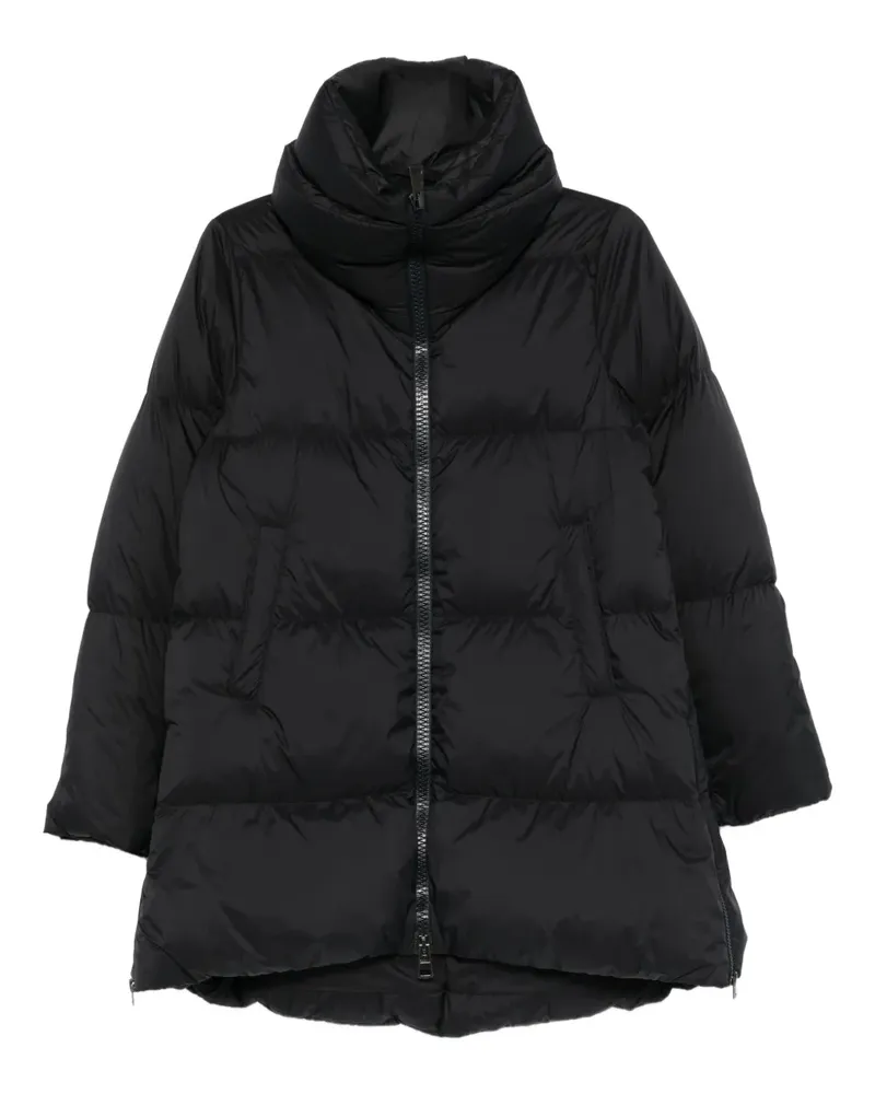 Herno funnel-neck coat - Blau Blau
