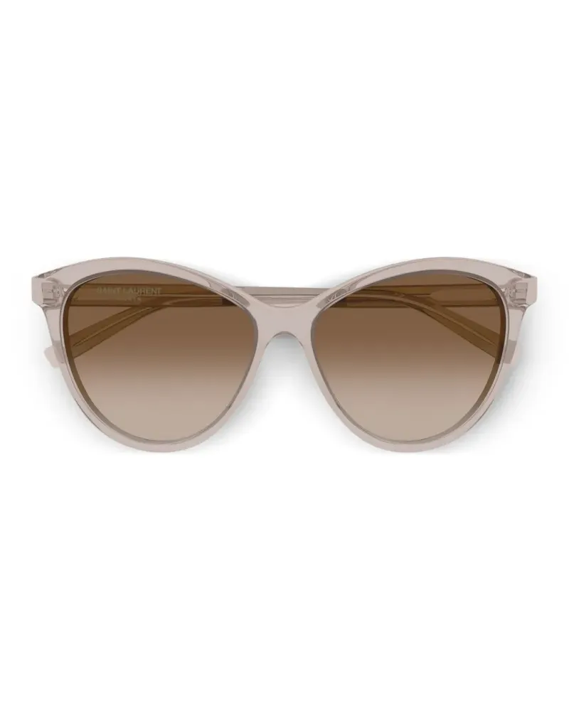 Saint Laurent cat-eye sunglasses - Nude Nude
