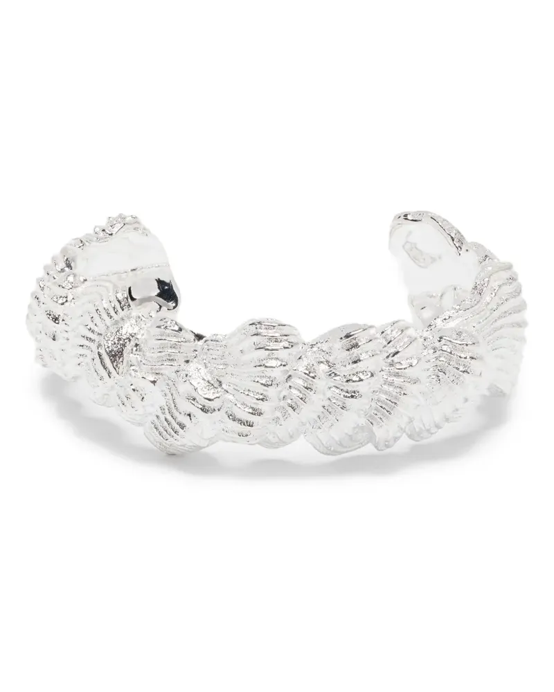 Completedworks Buttercream textured cuff bracelet - Silber Silber