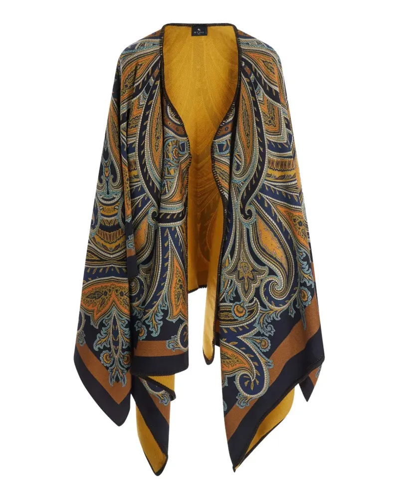 Etro Jacke mit Paisley-Print - Blau Blau