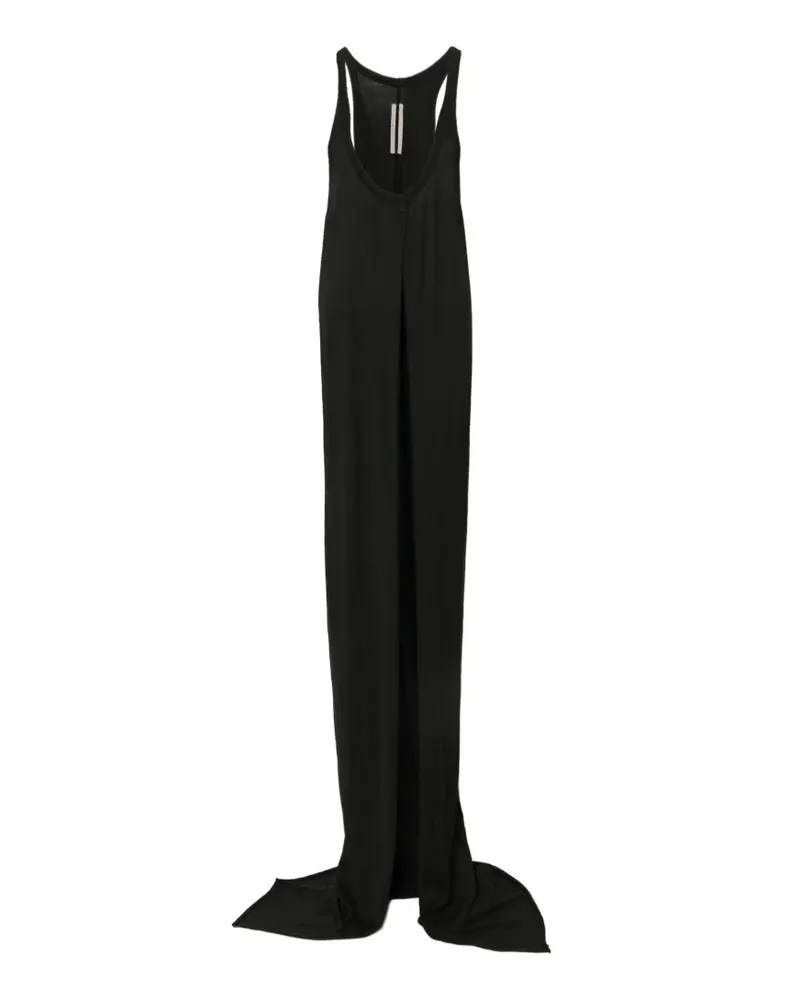 Rick Owens Sliced Pony Weste - Schwarz Schwarz