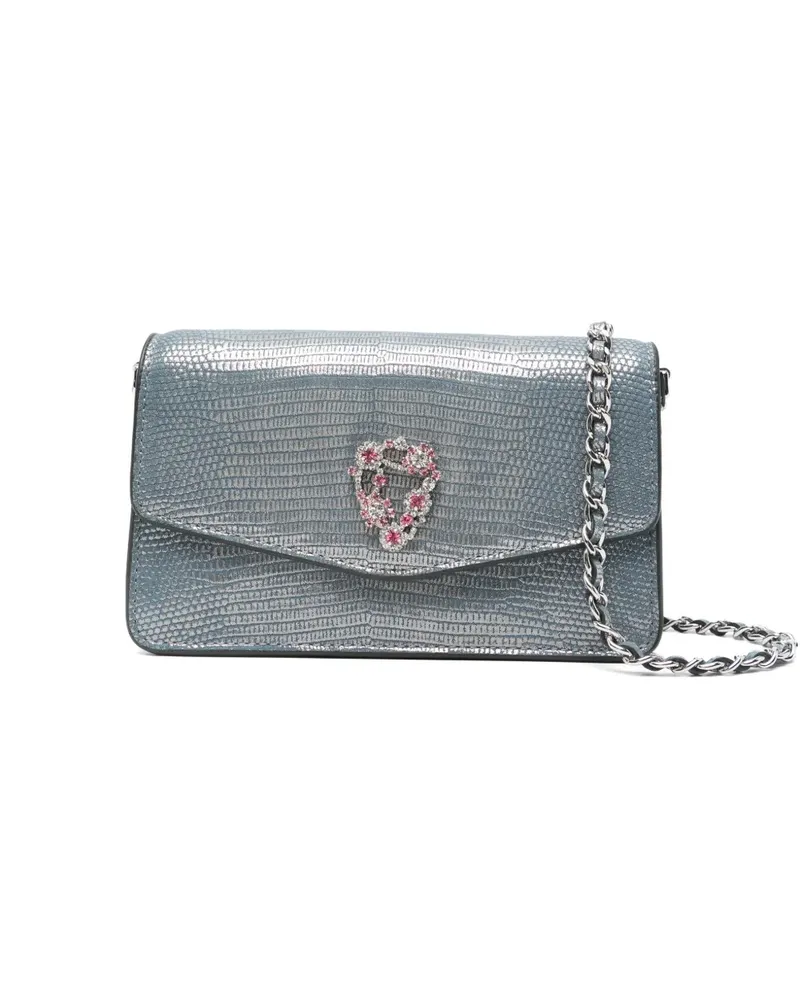 Aspinal of London Eliza embellished mini bag - Blau Blau