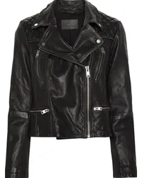 AllSaints Bikerjacke im Distressed-Look Schwarz