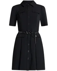 Michael Kors Klassisches Hemdkleid Schwarz