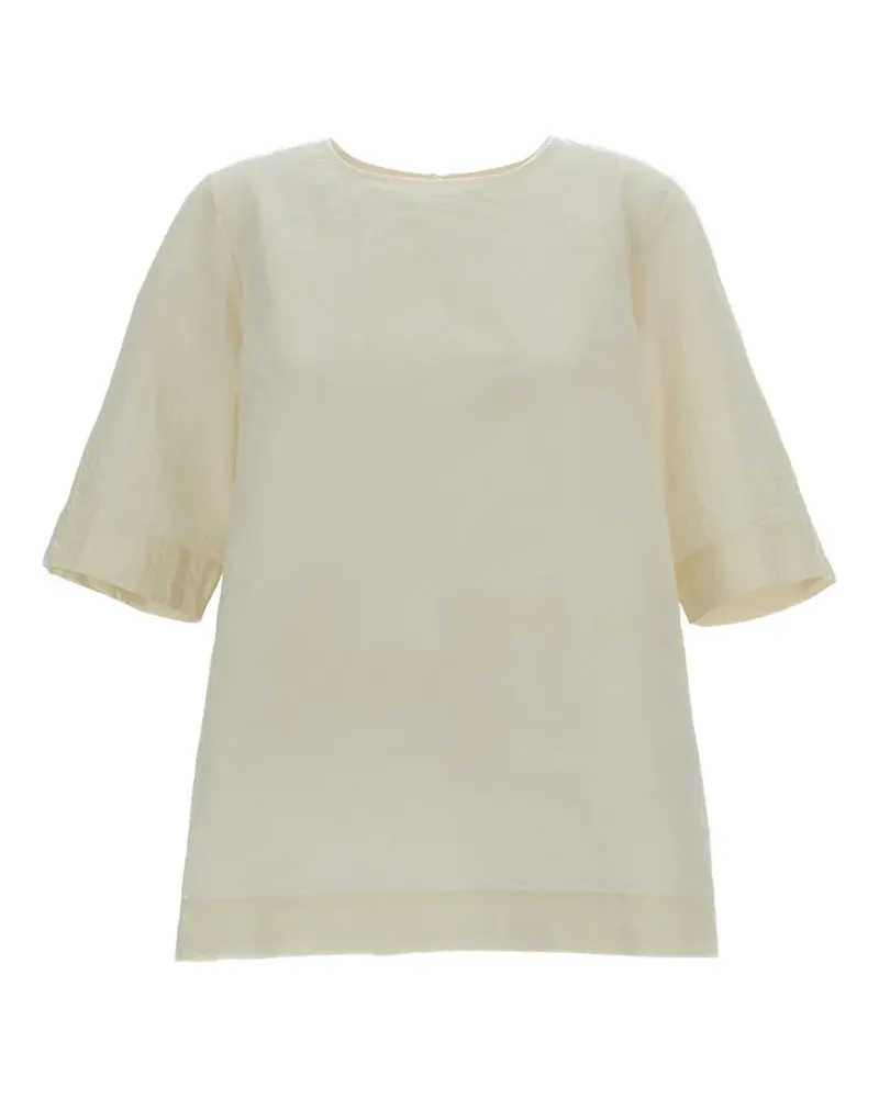 Casey Casey T-Shirt mit Rüschen - Nude Nude