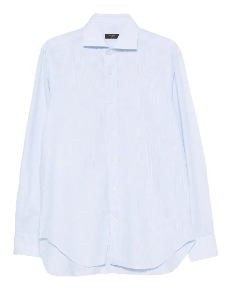 BARBA striped shirt - Blau Blau