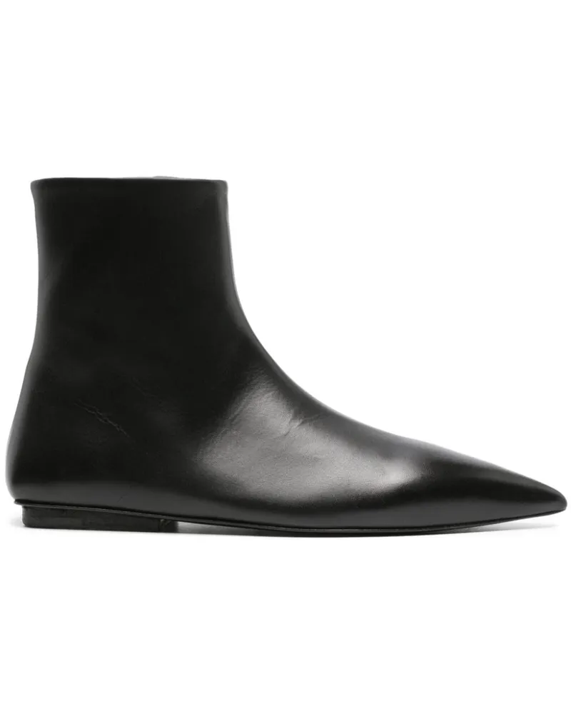Marsèll Flache Stiefel - Schwarz Schwarz