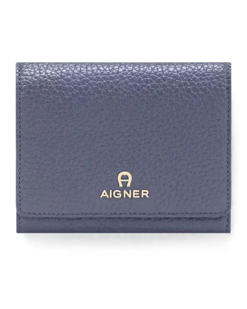 Aigner Ivy grained leather wallet - Blau Blau