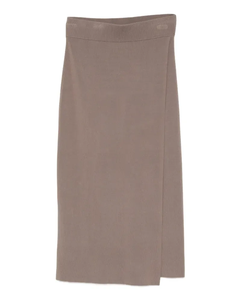 By Malene Birger Hylos Maxirock mit Seitenschlitz - Nude Nude
