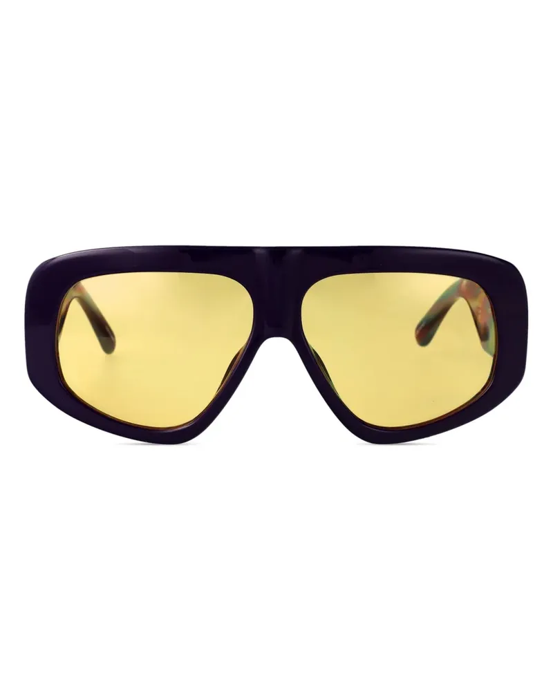 ATTICO Milano Sonnenbrille - Schwarz Schwarz