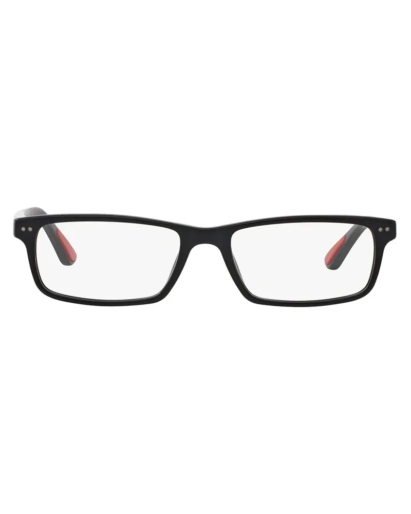 Ray Ban Brille mit eckigem Gestell - Schwarz Schwarz