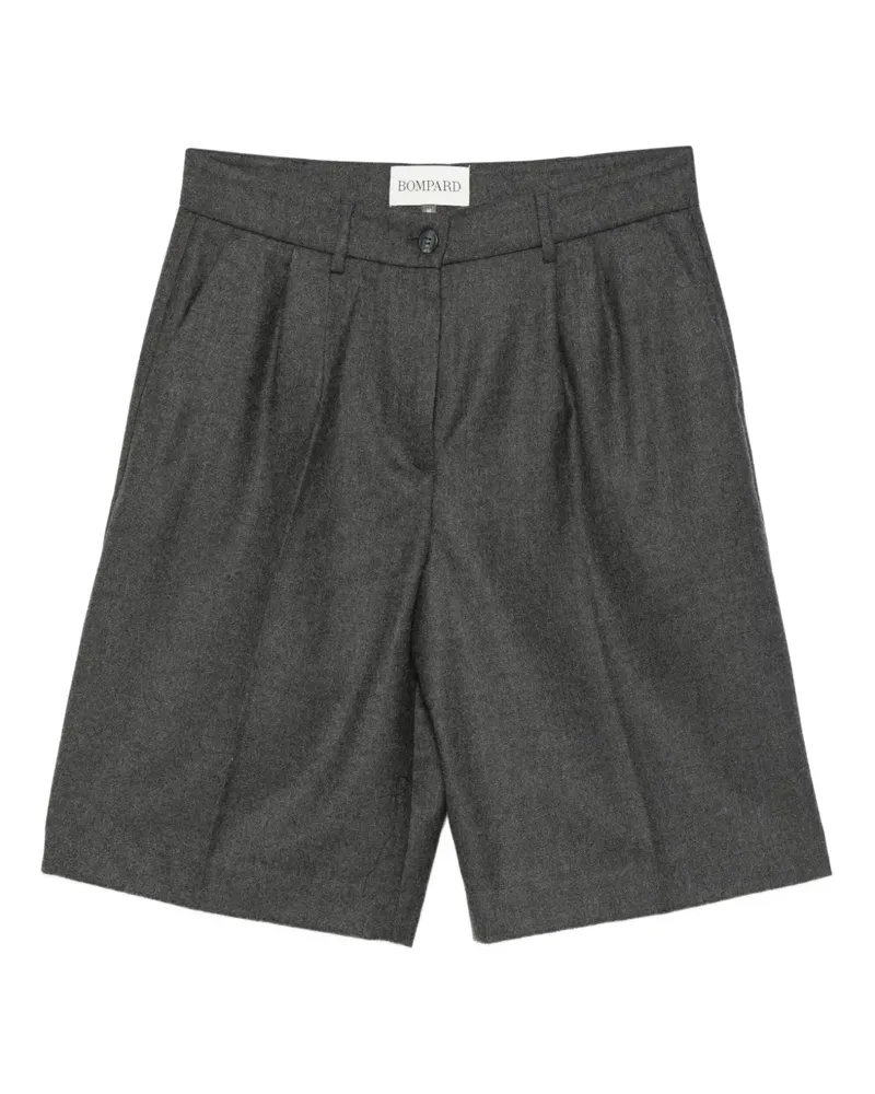 Eric Bompard Bundfaltenshorts mit Seitentaschen - Grau Grau