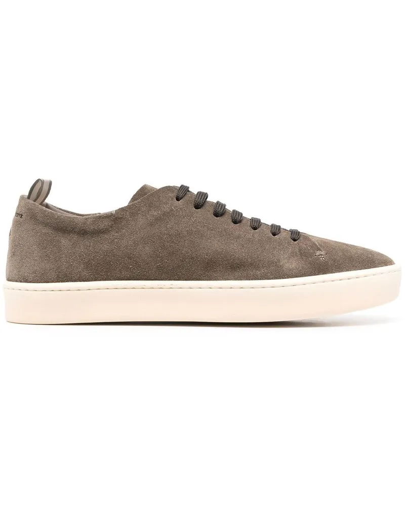 Officine Creative Italia Sneakers aus Wildleder Braun