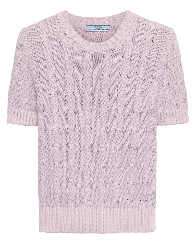 Prada Pullover mit rundem Ausschnitt - Violett Violett