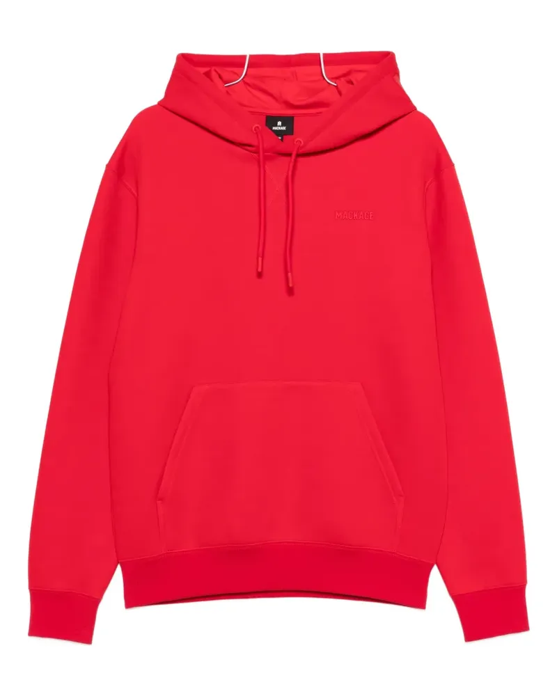 Mackage logo-detail hoodie - Rot Rot