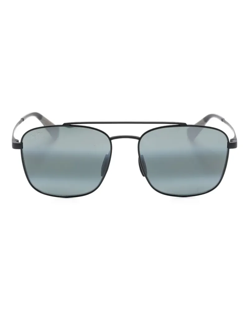 Maui Jim Sonnenbrille mit Doppelsteg - Schwarz Schwarz
